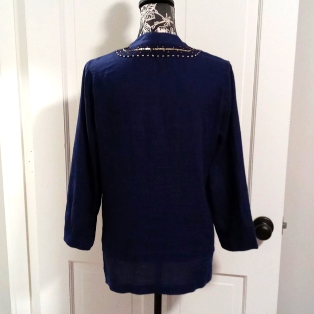 🌊HTF Lilly Pulitzer🌊 - Ameila Island Linen Tunic - Picture 2 of 15